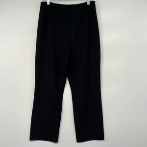 Wilfred Aritzia Porto High Rise Pants Women's Size 12 Black Wide Leg